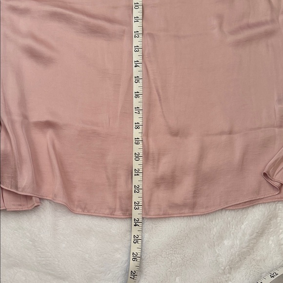 NWT Banana Republic Pink Satin Long Sleeve Top Size S - Picture 10 of 12